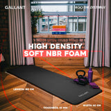 Gallant NBR Yoga Mat Non-Slip with Carry Handle Strap High Density Soft NBR Foam.