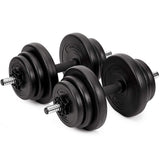 20kg Vinyl Dumbbell Set Free Hand Weights Adjustable, Main IMG.